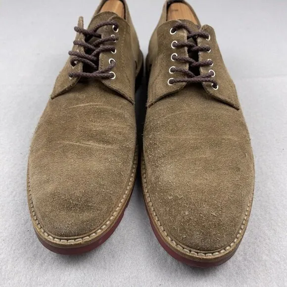 To Boot New York Adam Derrick Tan Oxford Suede Shoes Made in Italy Men’s Size 9