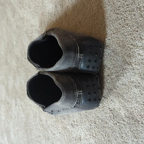 Tod,a Men's black jeans Loafers