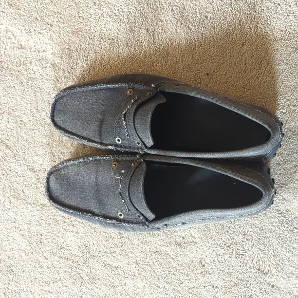 Tod,a Men's black jeans Loafers