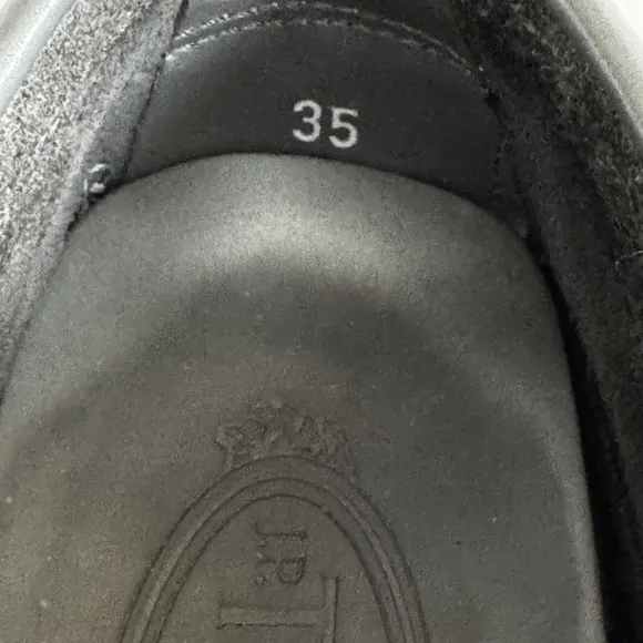 TODs Gommino Driving Shoes Women's‎ 35 (5) Pewter Gray Metallic Moccasins
