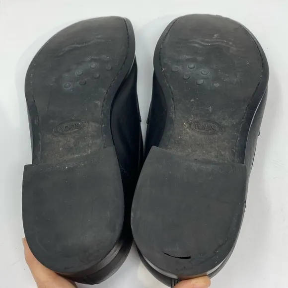 TOD’s Loafers**Black Leather Men Shoes**US 8 $895