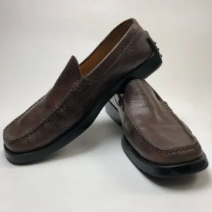 TOD's Mens Loafers Driving Shoes Brown Leather 8.5