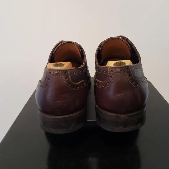 Tom Ford Men Leather Oxford Shoes Brown Size Size 10.5T US 11.5