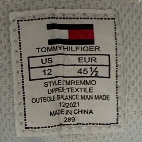 Tommy Hilfiger Remmo Blue Tye Dye Men’s Sneakers Shoes Size 12- NEW W/O Box