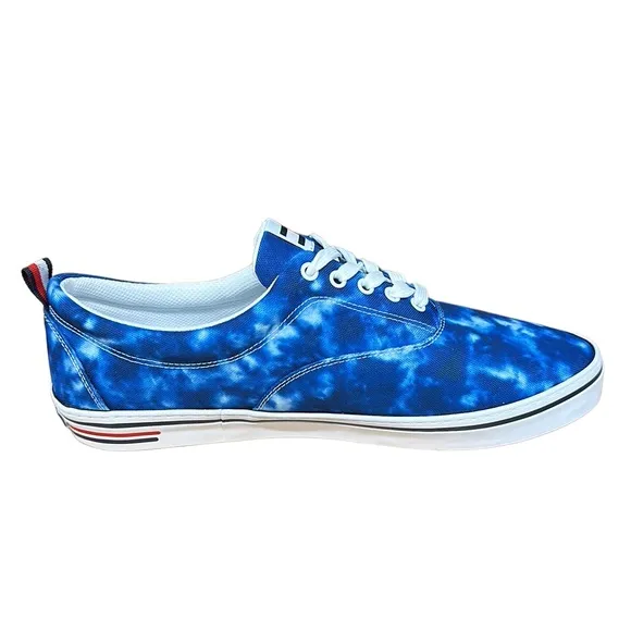 Tommy Hilfiger Remmo Blue Tye Dye Men’s Sneakers Shoes Size 12- NEW W/O Box