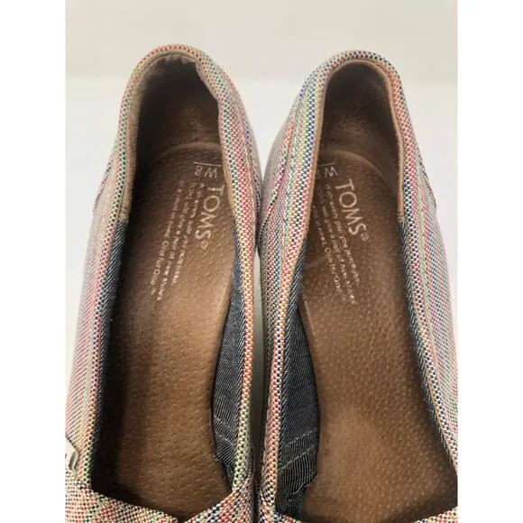 Toms Women Wedge Heels Shoes Size 8