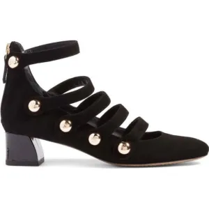 Tory Burch Marisa strappy Retro Mary Jane women shoes in black size 7