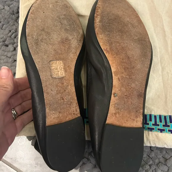 TORY BURCH PAVE crystal MILLER ballet flats.
