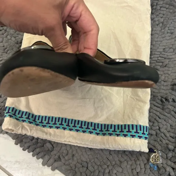 TORY BURCH PAVE crystal MILLER ballet flats.
