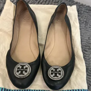 TORY BURCH PAVE crystal MILLER ballet flats.