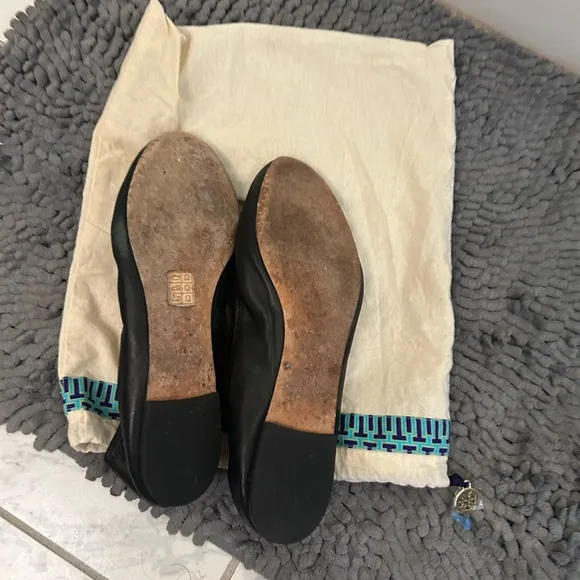TORY BURCH PAVE crystal MILLER ballet flats.