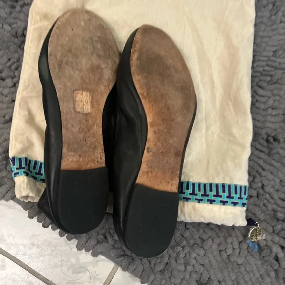 TORY BURCH PAVE crystal MILLER ballet flats.