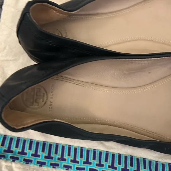 TORY BURCH PAVE crystal MILLER ballet flats.