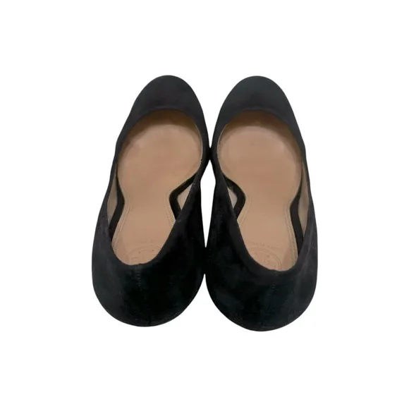 Tory Burch Women’s Shoes Size 8.5 Astoria Wedge Lancaster Suede Black Pumps