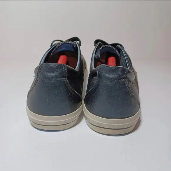 Travis Mathew Mens Sz 12 Druskin Casual Golf Hybrid Shoes Black Leather