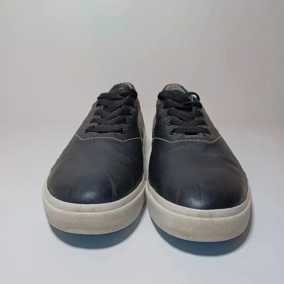 Travis Mathew Mens Sz 12 Druskin Casual Golf Hybrid Shoes Black Leather
