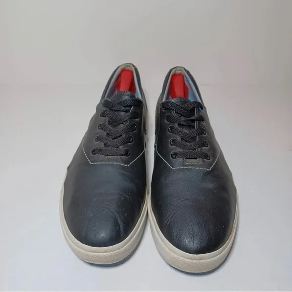Travis Mathew Mens Sz 12 Druskin Casual Golf Hybrid Shoes Black Leather