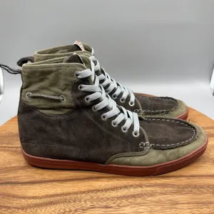 True Religion Camby Suede Boots Mens 9.5 Moccasins Brown Hi-Top Sneakers Chukka