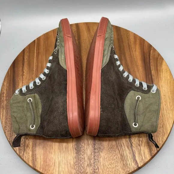 True Religion Camby Suede Boots Mens 9.5 Moccasins Brown Hi-Top Sneakers Chukka