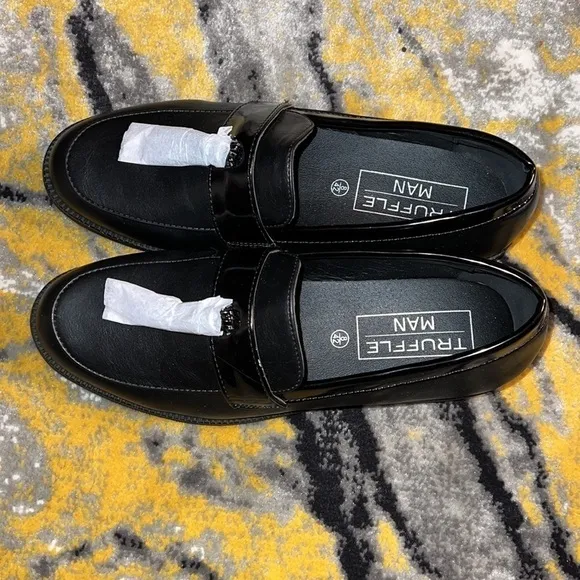 Truffle Man Shoes | Patent Leather Tassel Loafers Size 8 brand new