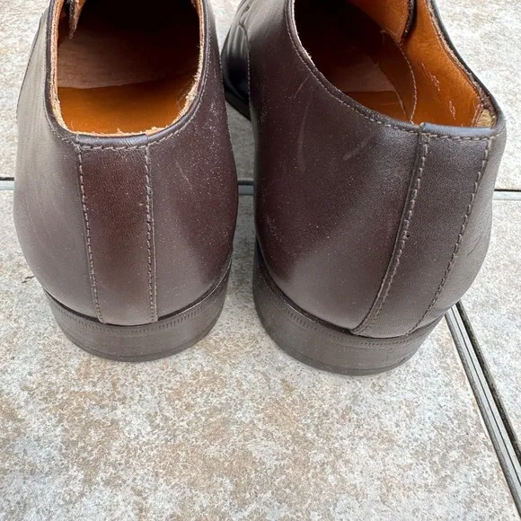 Trussardi leather shoes men size 5.5