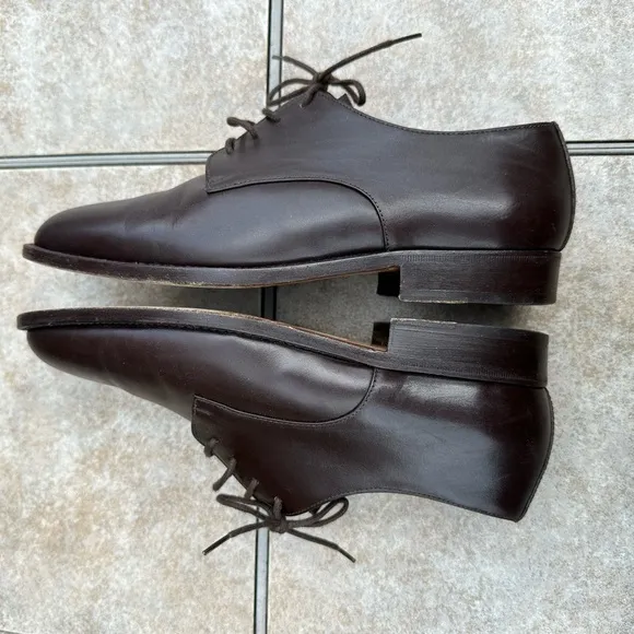 Trussardi leather shoes men size 5.5