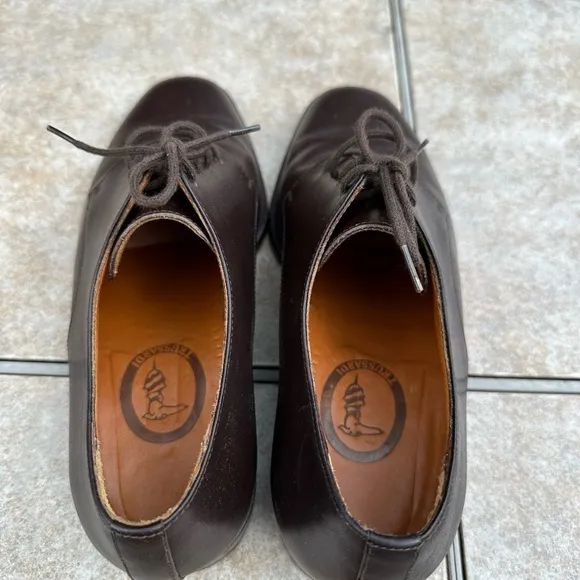 Trussardi leather shoes men size 5.5
