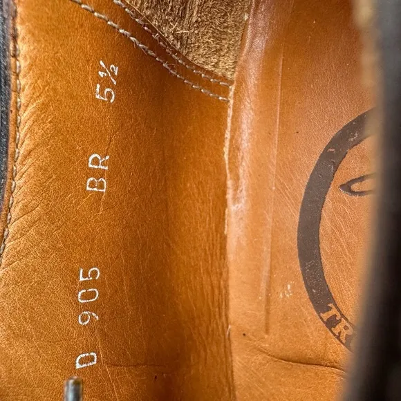 Trussardi leather shoes men size 5.5