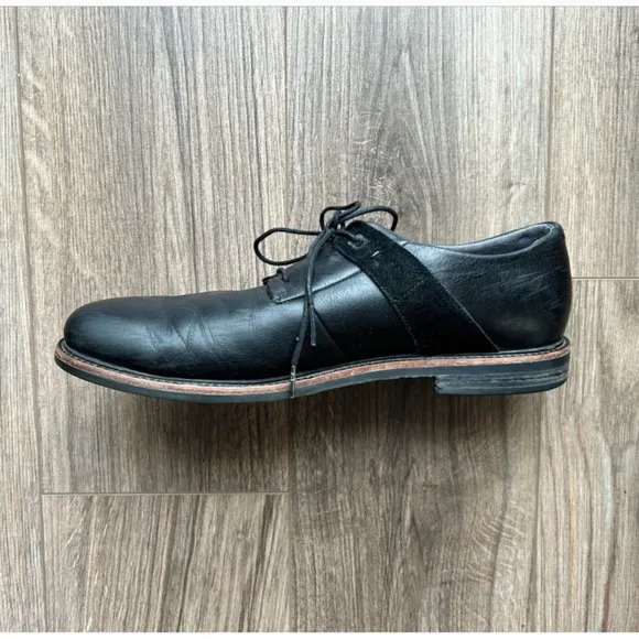 Tsubo Black Leather Derby Dress Shoes | 10