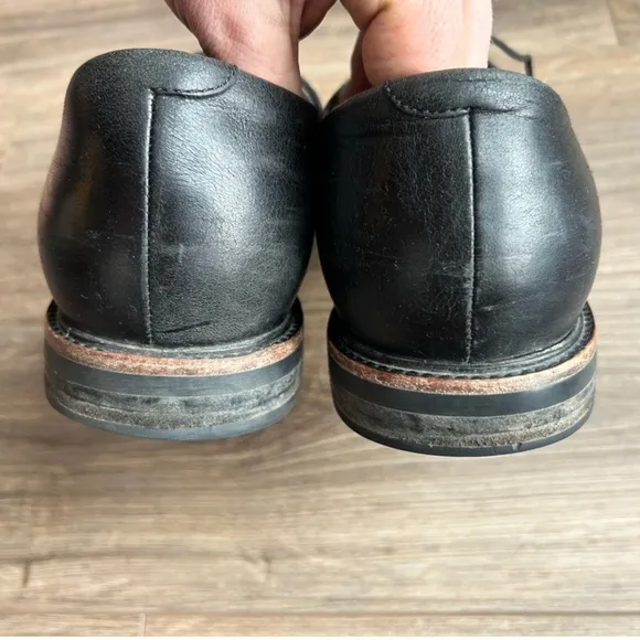Tsubo Black Leather Derby Dress Shoes | 10