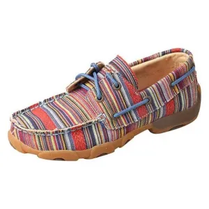 Twisted X Kid's Serape Cloth Moc Shoes sz 5.5 Women's 8