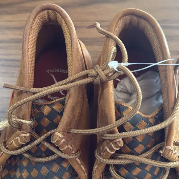 Twisted X Men's Brown Driving Moc Tow Shoes
