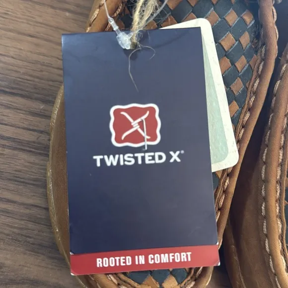 Twisted X Men's Brown Driving Moc Tow Shoes