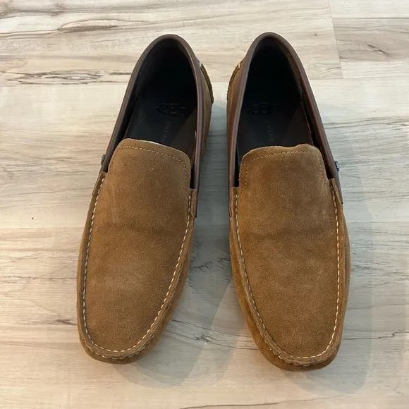 UGG Australia Bel-Air Venetian Moccasins Suede Loafers Shoes Men’s Sz: 8.5