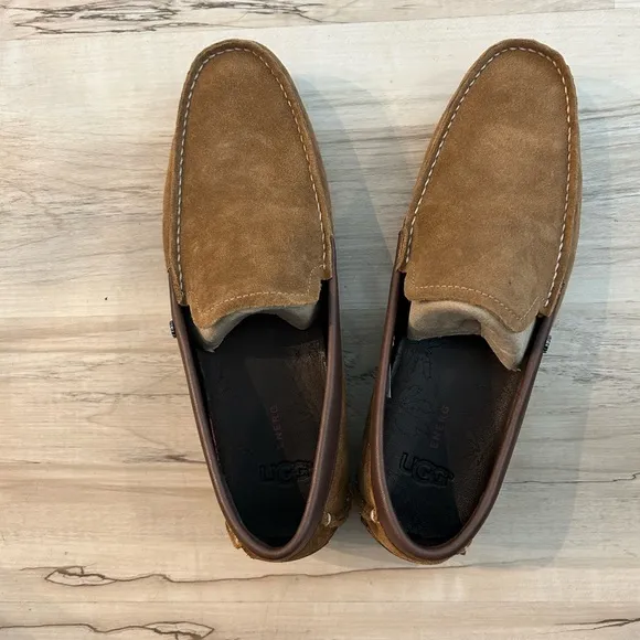 UGG Australia Bel-Air Venetian Moccasins Suede Loafers Shoes Men’s Sz: 8.5