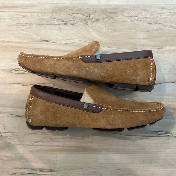 UGG Australia Bel-Air Venetian Moccasins Suede Loafers Shoes Men’s Sz: 8.5