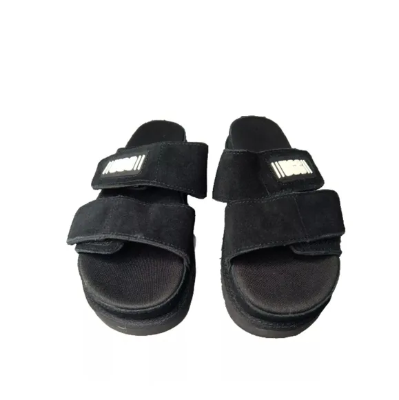UGG Greer Platform Slide Sandal Women's Size 8.5 Black 1129210