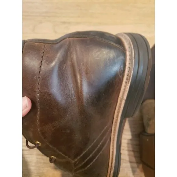 UGG Men's Dagmann Boot Leather Shoes Chukka Ankle Brown Lace Up 10