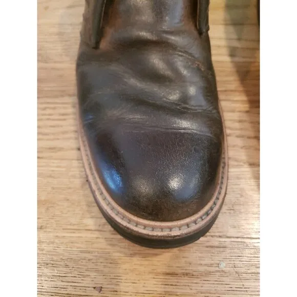 UGG Men's Dagmann Boot Leather Shoes Chukka Ankle Brown Lace Up 10