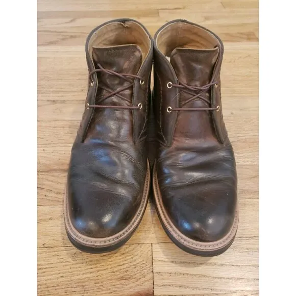 UGG Men's Dagmann Boot Leather Shoes Chukka Ankle Brown Lace Up 10