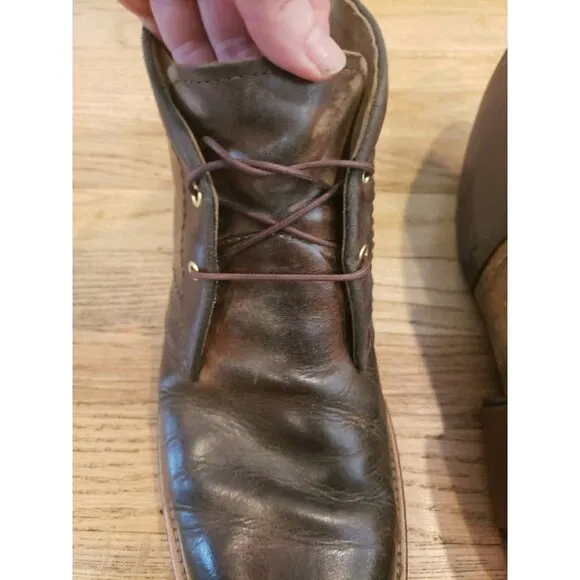 UGG Men's Dagmann Boot Leather Shoes Chukka Ankle Brown Lace Up 10