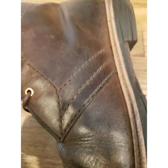 UGG Men's Dagmann Boot Leather Shoes Chukka Ankle Brown Lace Up 10