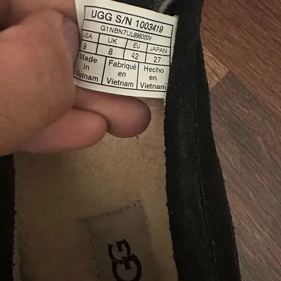 UGG Men's Black Loafers
