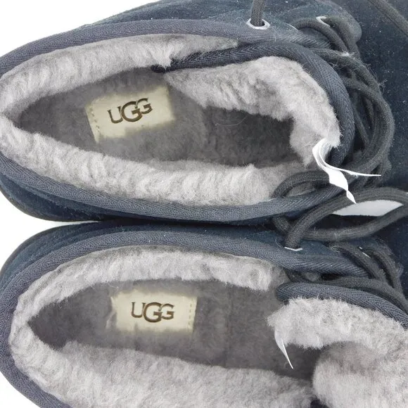 UGG Neumel Iconic Heritage Chukka Suede Boot Shoes | Black | Lace Up | EUC | 11