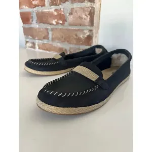 UGG Rozie Moccasins Nubuck Leather Shoes Women’s Size 9
