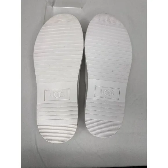 UGG Sammy Alameda Slip-on Sneaker Comfort Woven Shoes in White Women's Size 6