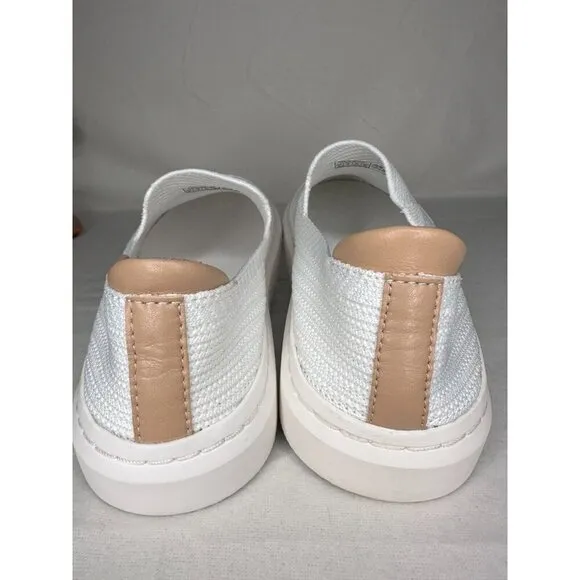 UGG Sammy Alameda Slip-on Sneaker Comfort Woven Shoes in White Women's Size 6