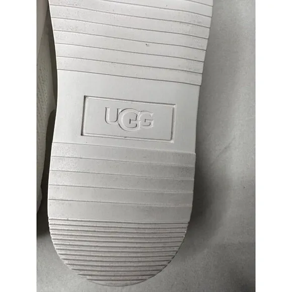 UGG Sammy Alameda Slip-on Sneaker Comfort Woven Shoes in White Women's Size 6