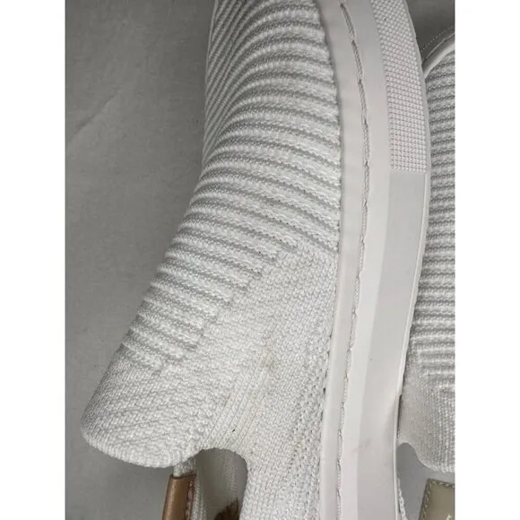 UGG Sammy Alameda Slip-on Sneaker Comfort Woven Shoes in White Women's Size 6