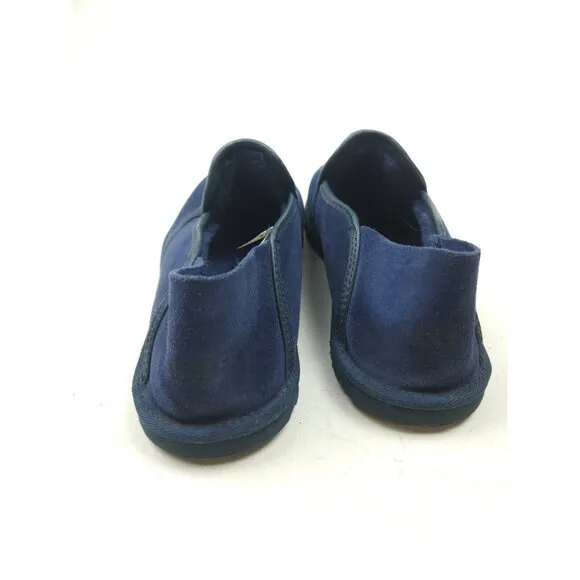 UGG Shoes Mens Size US 11 Kenton Suede Slipper Sheepskin Suede Shearling Blue